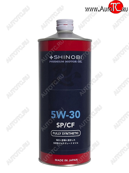 1 049 р. Масло моторное синтетическое SHINOBI SPGF-5CF 5W-30 1L SHINOBI SH0031  с доставкой в г. Воронеж