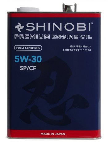 Масло моторное синтетическое SHINOBI SPGF-5CF 5W-30 4L SHINOBI SH0032