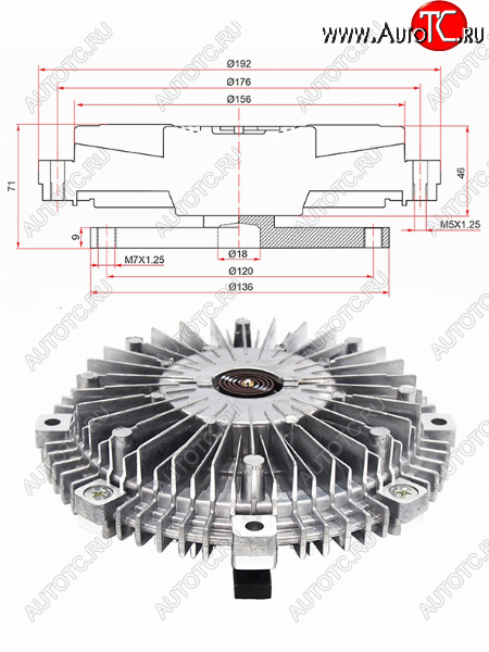 5 849 р. Вискомуфты MITSUBISHI PAJERO V89#WPAJERO IV 06- 4M41 3.2D SAT ST-170-0002  с доставкой в г. Воронеж