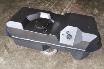 40 999 р. Топливный бак (под штатную защиту) 75 литров из алюминия (стагер) Mitsubishi L200 4  рестайлинг (2013-2016)  с доставкой в г. Воронеж. Увеличить фотографию 7