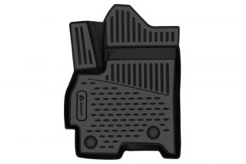 839 р. Коврики 3D в салон подходят для CHERY Tiggo 4 Pro (I) 2020-, передний левый, 1шт. (полиуретан)  Черри Тигго 4 Про Element element3da67410210fl  с доставкой в г. Воронеж. Увеличить фотографию 1