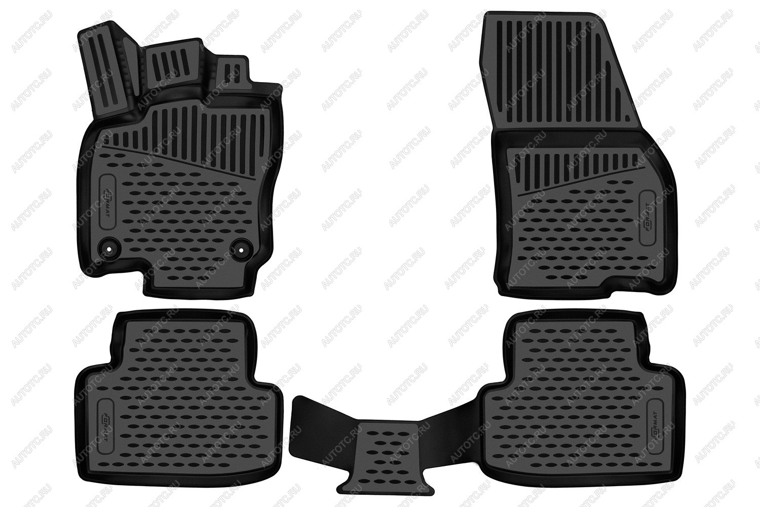 5 349 р. Коврики 3D в салон подходят для JETTA VS5 2023-, 4шт. (ПУ, повышенная износостойкость)  Джетта ВС5 FORMAT format.3dan0572210k  с доставкой в г. Воронеж