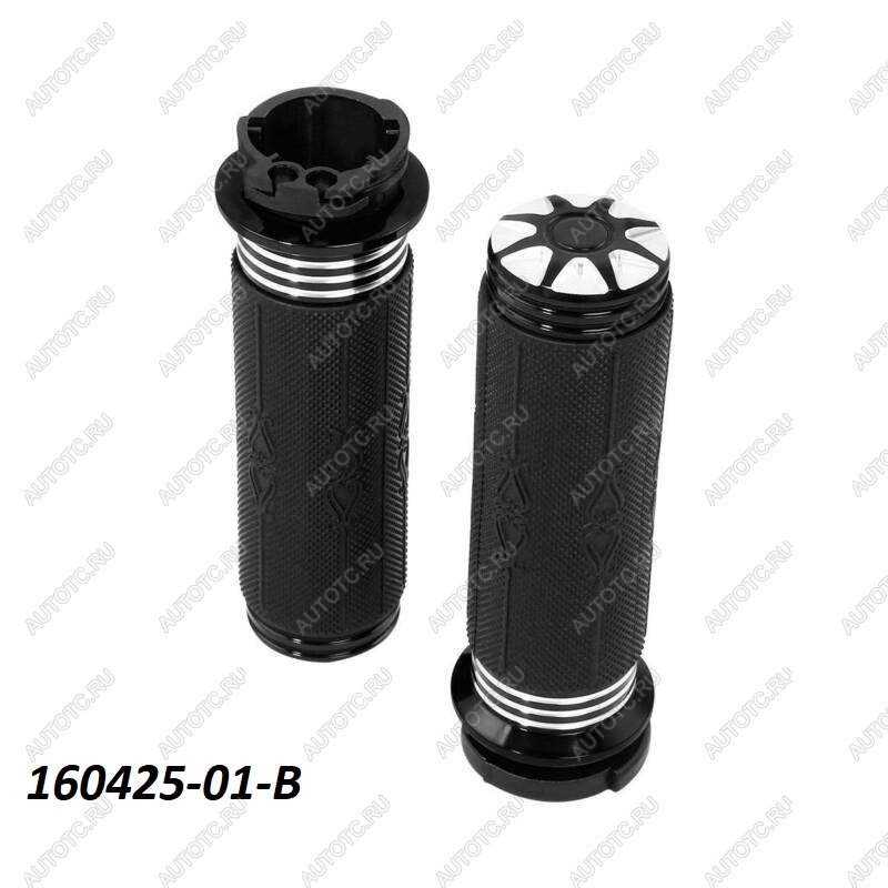 3 699 р. Грипсы на руль 25мм Harley-Davidson 1 КитайскиеЗапчасти пм-00025598  с доставкой в г. Воронеж
