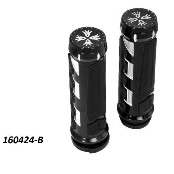 3 699 р. Грипсы на руль 25мм Harley-Davidson 2 КитайскиеЗапчасти пм-00025599  с доставкой в г. Воронеж. Увеличить фотографию 1