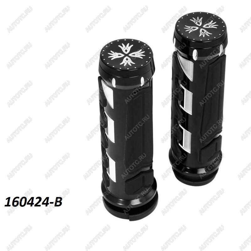 3 699 р. Грипсы на руль 25мм Harley-Davidson 2 КитайскиеЗапчасти пм-00025599  с доставкой в г. Воронеж