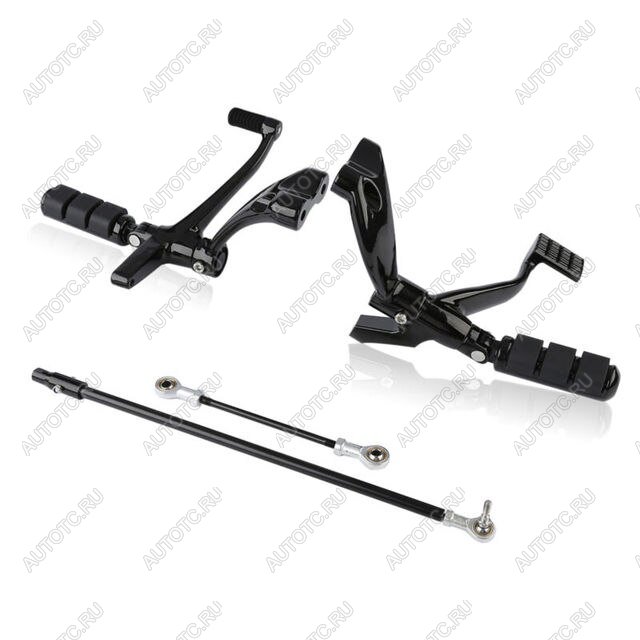 14 849 р. Передние подножки комплект Harley-Davidson XL883, XL1200 04-13 КитайскиеЗапчасти пм-00025603  с доставкой в г. Воронеж