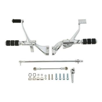14 849 р. Передние подножки комплект Harley-Davidson XL883, XL1200 04-13 КитайскиеЗапчасти пм-00025603  с доставкой в г. Воронеж. Увеличить фотографию 2
