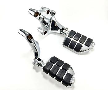 5 999 р. Подножки задние комплект Harley-Davidson XL883, XL1200 14-22 КитайскиеЗапчасти пм-00025601  с доставкой в г. Воронеж. Увеличить фотографию 3