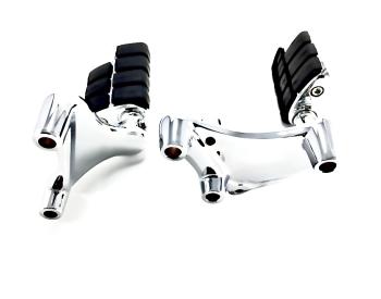 5 999 р. Подножки задние комплект Harley-Davidson XL883, XL1200 14-22 КитайскиеЗапчасти пм-00025601  с доставкой в г. Воронеж. Увеличить фотографию 2