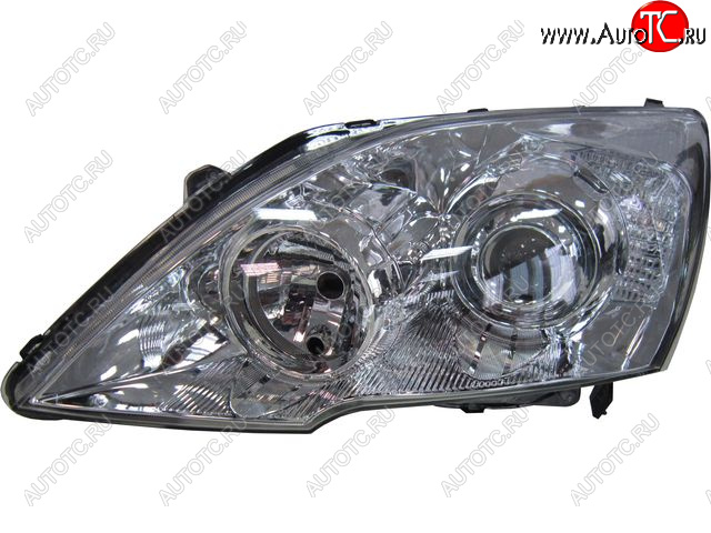 12 699 р. Левая фара (корректор, линзован) BODYPARTS Honda CR-V RE1,RE2,RE3,RE4,RE5,RE7 дорестайлинг (2007-2010)  с доставкой в г. Воронеж