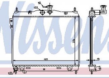 4 099 р. GETZ 02- {372 x 495 mm} РАДИАТОР ОХЛАЖДЕН (NISSENS) (NRF) (GERI) (см.каталог) BodyParts hngez02-910  с доставкой в г. Воронеж. Увеличить фотографию 1
