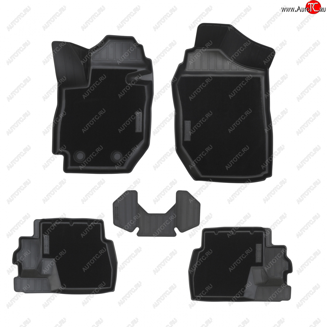 3 199 р. Коврики салонные комбинированные Norplast  Suzuki Jimny  JB64 - Jimny Sierra  JB74 (черный)  с доставкой в г. Воронеж
