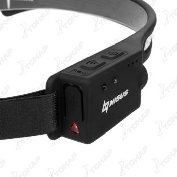 2 489 р. Фонарь налобный сенсорный LED-200 LM, COB-200LM, IPX4, USB  n-fn-hl76  с доставкой в г. Воронеж. Увеличить фотографию 3