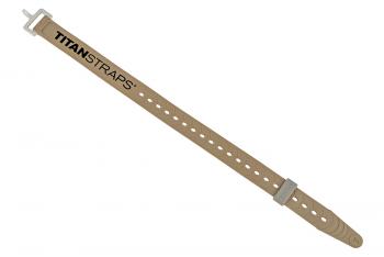 2 259 р. Ремень крепёжный TitanStraps Industrial песочный L = 51 см (Dmax = 14,15 см, Dmin = 5,5 см)  tsi-0120-tan  с доставкой в г. Воронеж. Увеличить фотографию 2