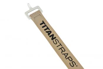 2 259 р. Ремень крепёжный TitanStraps Industrial песочный L = 51 см (Dmax = 14,15 см, Dmin = 5,5 см)  tsi-0120-tan  с доставкой в г. Воронеж. Увеличить фотографию 4