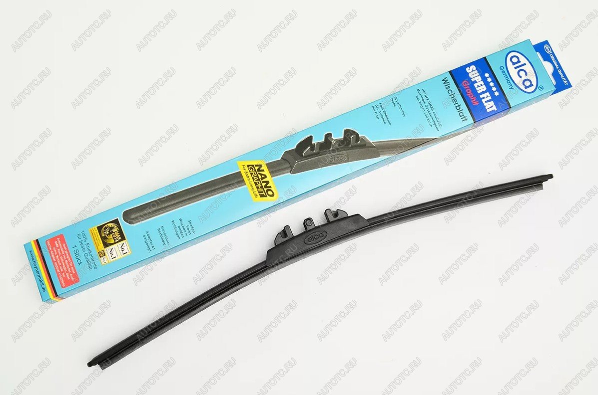 449 р. Щетка стеклоочистителя (45 см, бескаркасная) ALCA SUPER FLAT    с доставкой в г. Воронеж