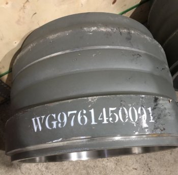 19 979 р. Барабан тормозной задний (410300220) MCP16 T5G WG9761450001 SITRAK SITRAK wg9761450001  с доставкой в г. Воронеж. Увеличить фотографию 4