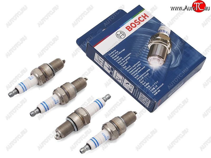 1 089 р. Комплект свечей CHEVROLET AVEOKALOS 05-LADA GRANTAKALINALARGUS 11-NIVA 76- (комплект 4шт) BOSCH 0242235915  с доставкой в г. Воронеж