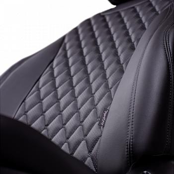 13 949 р. Комплект чехлов для сидений (ЦЗС 3Г Орегон) БАЙРОН ст БАЙРОН Lord Autofashion  Nissan Almera Classic  седан (2006-2013) B10 (черный, вставка черная, строчка черная)  с доставкой в г. Воронеж. Увеличить фотографию 6