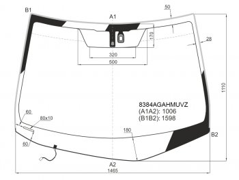 38 949 р. Стекло лобовое (Обогрев щеток Датчик дождя Проекция Молдинг) Lexus RX 08-15 FUYAO 8384AGAHMUVZ  с доставкой в г. Воронеж. Увеличить фотографию 1