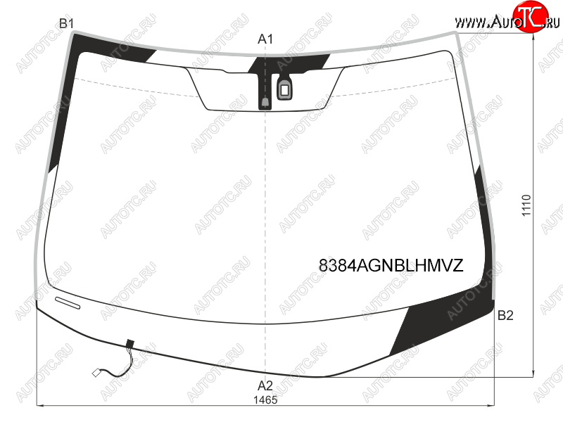 10 999 р. Стекло лобовое (Обогрев щеток Датчик дождя Молдинг) Lexus RX 08-15 FUYAO 8384AGNBLHMVZ  с доставкой в г. Воронеж