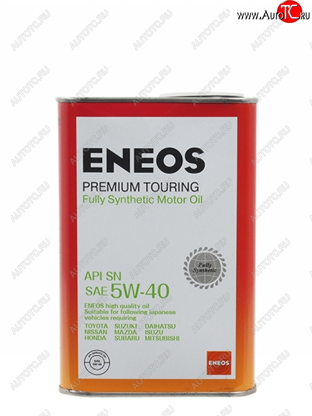 1 359 р. Масло моторное синтетическое ENEOS Premium Touring 5W-40 SN 1л ENEOS 8809478942148  с доставкой в г. Воронеж