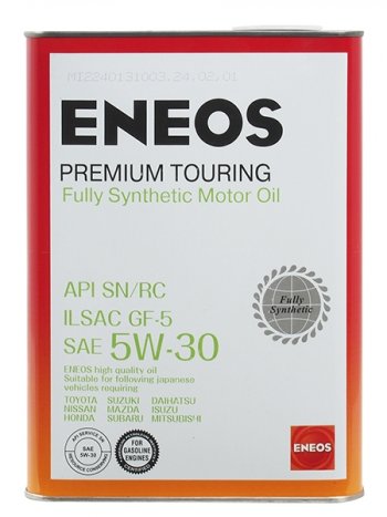 Масло моторное синтетическое ENEOS Premium Touring 5W-30 SN 4л ENEOS 8809478942216
