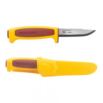 1 689 р. Нож MORAKNIV Basic 546 лимитированный 2023, длина клинка 91 мм, желтый  14148  с доставкой в г. Воронеж. Увеличить фотографию 1