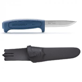 1 589 р. Нож MORAKNIV Basic 546, длина клинка 91 мм, синий  12241  с доставкой в г. Воронеж. Увеличить фотографию 1