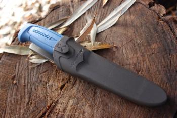 1 589 р. Нож MORAKNIV Basic 546, длина клинка 91 мм, синий  12241  с доставкой в г. Воронеж. Увеличить фотографию 3