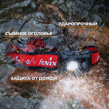 3 589 р. Фонарь налобный FENIX HL16 UltraLight 450 Lumen Black  hl16bk  с доставкой в г. Воронеж. Увеличить фотографию 6