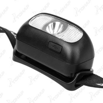 1 219 р. Фонарь налобный NISUS 200 LM, IP44, USB  n-fn-hl05-d  с доставкой в г. Воронеж. Увеличить фотографию 10