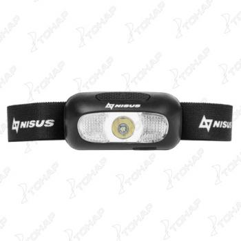 1 219 р. Фонарь налобный NISUS 200 LM, IP44, USB  n-fn-hl05-d  с доставкой в г. Воронеж. Увеличить фотографию 6