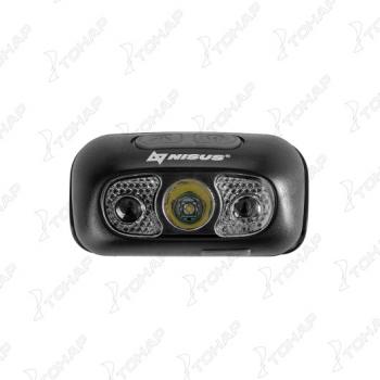 1 029 р. Фонарь налобный NISUS 3056S, сенсорный 120 LM, IPX4, USB 3056S  an-fn-3056s  с доставкой в г. Воронеж. Увеличить фотографию 2