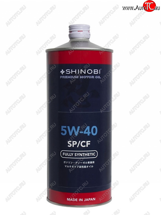 1 199 р. Масло моторное синтетическое SHINOBI SPCF 5W-40 1L SHINOBI SH0011  с доставкой в г. Воронеж