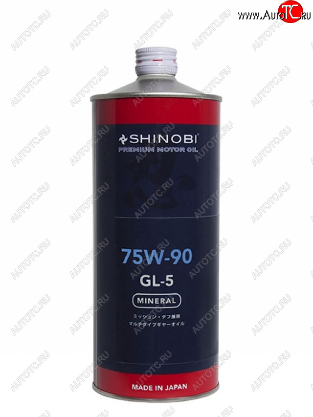 1 299 р. Масло трансмиссионное SHINOBI GL-5 75W-90 1L SHINOBI SH0027  с доставкой в г. Воронеж