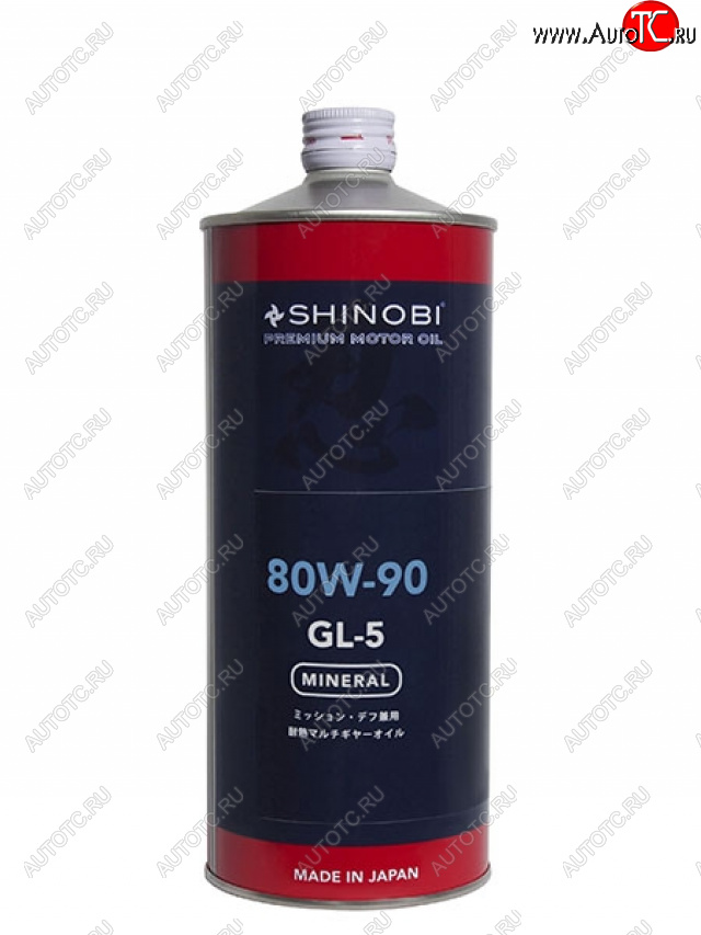 1 199 р. Масло трансмиссионное SHINOBI GL-5 80W-90 1L SHINOBI SH0028  с доставкой в г. Воронеж