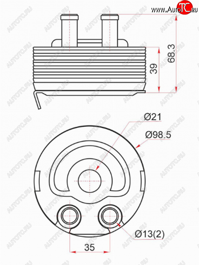 2 169 р. Радиатор масляный NISSAN ALMERA 00-04PRIMERA 02-07X-TRAIL 00-07 SAT ST-21305-5M301  с доставкой в г. Воронеж