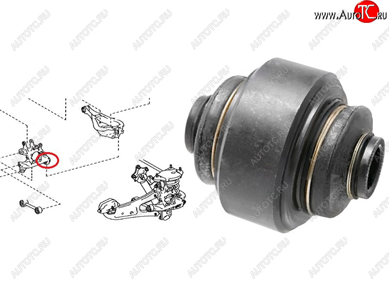 2 299 р. Сайлентблок Lexus RX 08-15  Toyota Highlander 13-20 SAT ST-42305-48060-U  с доставкой в г. Воронеж