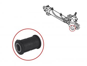 679 р. Втулка рулевой рейки Toyota Harrier (XU10,XU30) 97-13  Lexus RX 97-06 SAT ST-44250-48051B  с доставкой в г. Воронеж. Увеличить фотографию 1