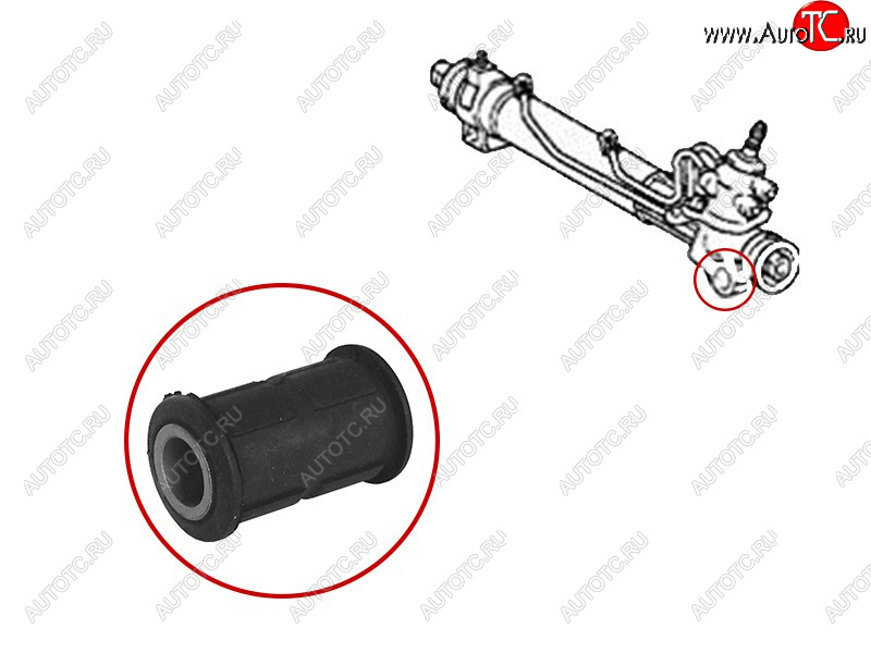 679 р. Втулка рулевой рейки Toyota Harrier (XU10,XU30) 97-13  Lexus RX 97-06 SAT ST-44250-48051B  с доставкой в г. Воронеж