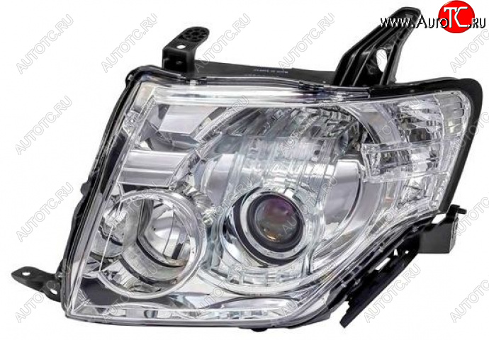 11 999 р. Левая фара (под корректор) BODYPARTS Mitsubishi Pajero 4 V90 дорестайлинг (2006-2011)  с доставкой в г. Воронеж