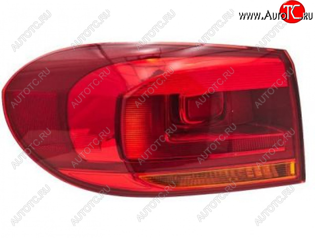 5 799 р. Левый фонарь DEPO Volkswagen Tiguan NF рестайлинг (2011-2017)  с доставкой в г. Воронеж