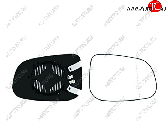 1 229 р. S60 (V40V60 11-) СТЕКЛО ЗЕРКАЛА ПРАВ С ПОДОГРЕВ (aspherical) (Тайвань) BodyParts vvs6010-460-r  с доставкой в г. Воронеж
