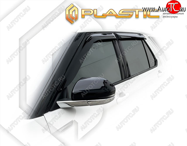 2 099 р. Дефлектора окон CA-Plastic Ford Explorer U625 5 дв. (2019-2025) (Classic полупрозрачный)  с доставкой в г. Воронеж