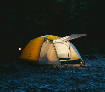 11 449 р. Палатка Naturehike Cloud-Creek PRO, 2-местная, бежево-желтая  cnk2300zp024-2ypro  с доставкой в г. Воронеж. Увеличить фотографию 6