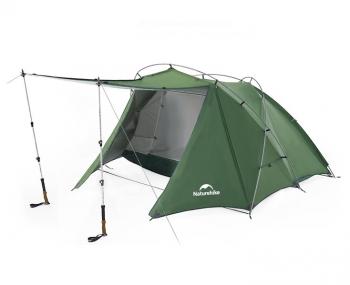 18 999 р. Палатка Naturehike Hillock 6, 2-местная, зеленая  cnk2300zp040-agr  с доставкой в г. Воронеж. Увеличить фотографию 1