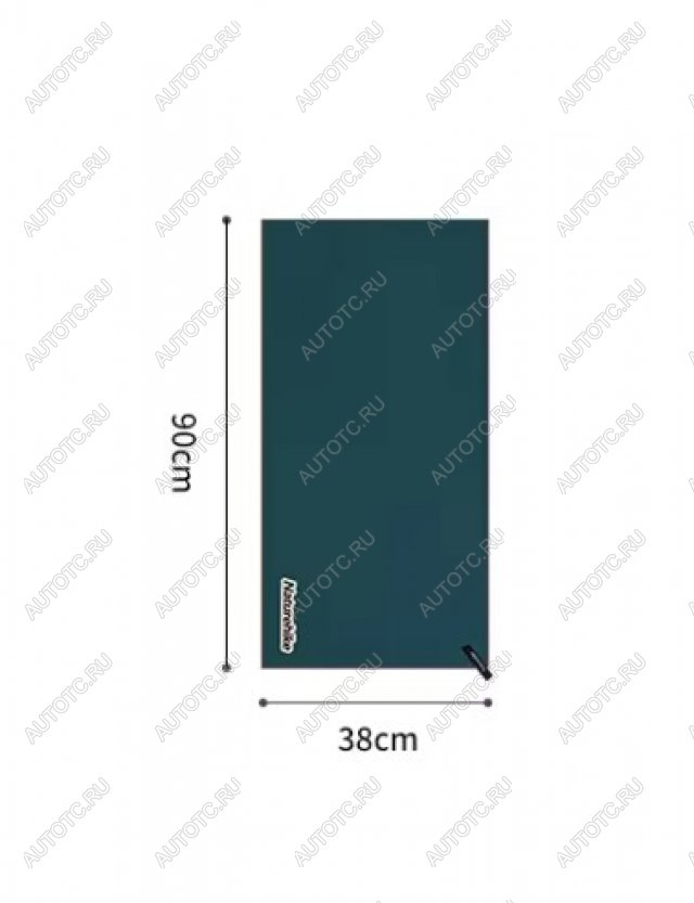 839 р. Тряпка кемпинговая Naturehike, 90х38 см, зеленая  cnk2300ss010-9038gr  с доставкой в г. Воронеж