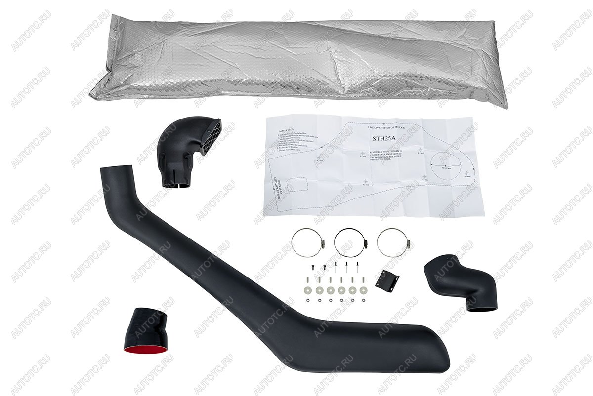 3 599 р. Шноркель для Toyota Hilux 2005+ (дизель) (STH25AD)  sth25ad-ch  с доставкой в г. Воронеж