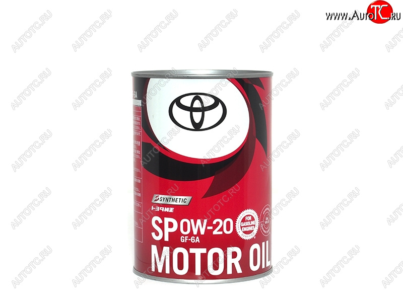 1 779 р. Масло моторное TOYOTA (металлическая канистра)   0W-20 1Л TOYOTA 08880-13206  с доставкой в г. Воронеж